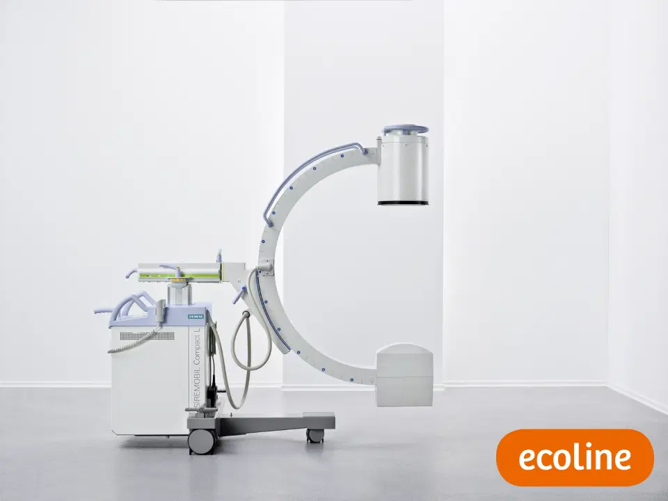 SIREMOBIL Compact L là dòng máy chụp X-quang di động dạng chữ C (Mobile C-arm) đa năng do hãng Siemens Healthineers sản xuất, chuyên dùng cho hình ảnh phẫu thuật trong mổ.